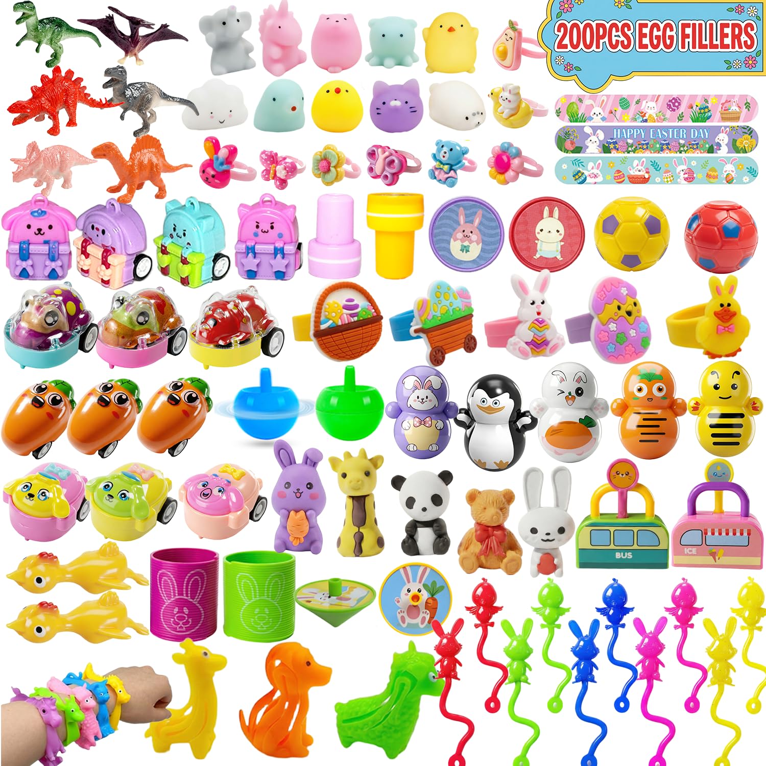Amazon.com: SQZUWIT 200 Pcs Easter Egg Fillers Basket Stuffers